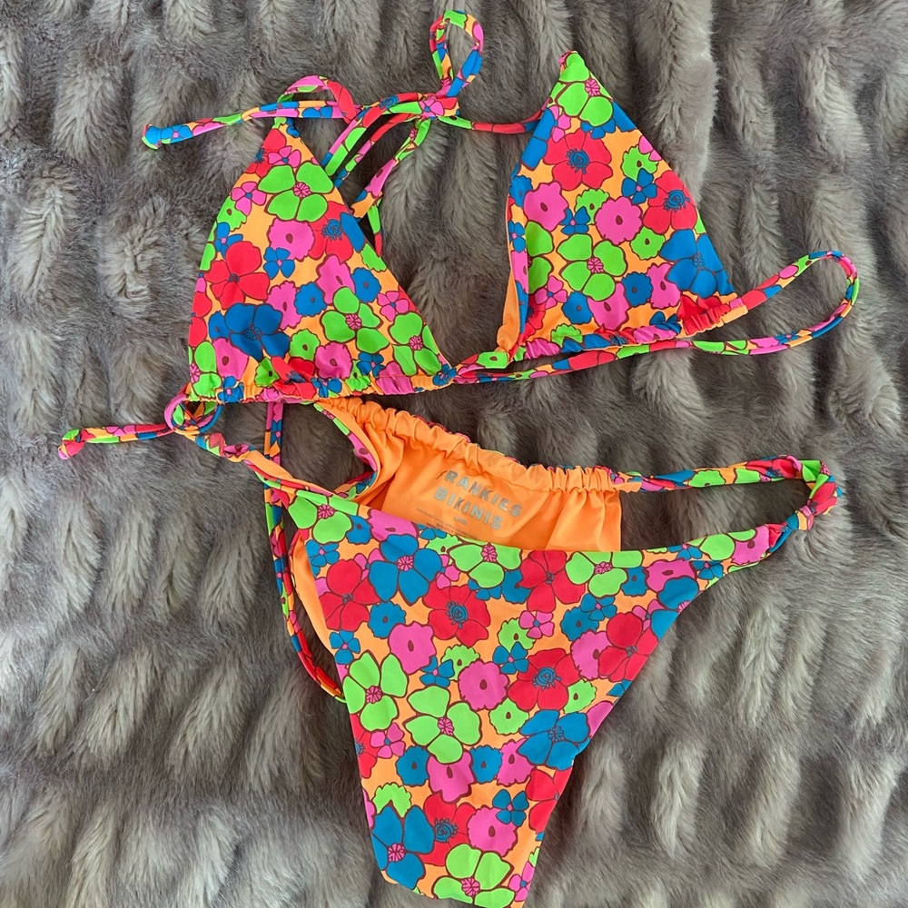 Frankie’s Bikinis Gabe String Bottom - image 1